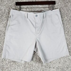 Tasc Performance Motion Shorts Mens 36 Tailored Fit Bamboo Blend Gray Excellent